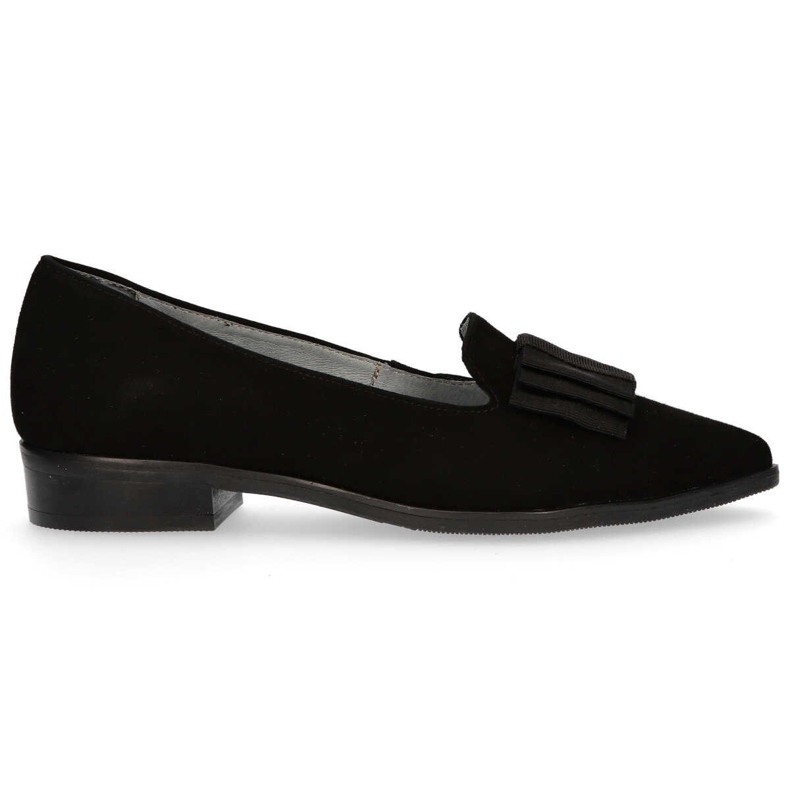 Černé semišové boty Filippo 1344 černá