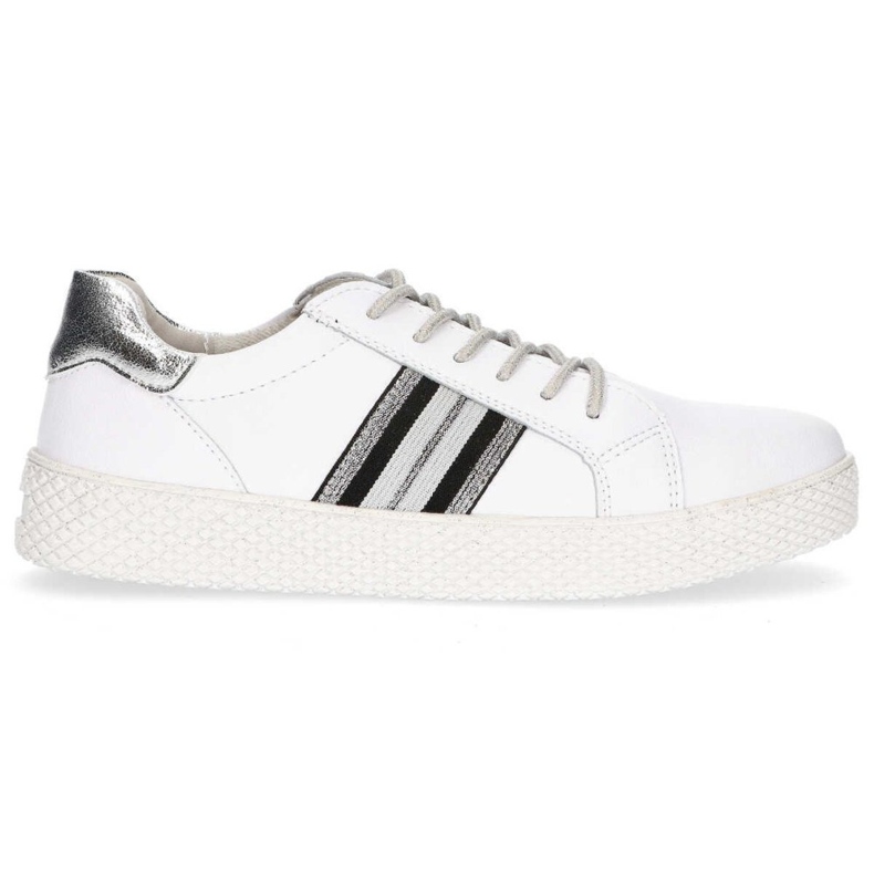 Kožené boty Filippo DP1391 / 20 Wh bílé bílý