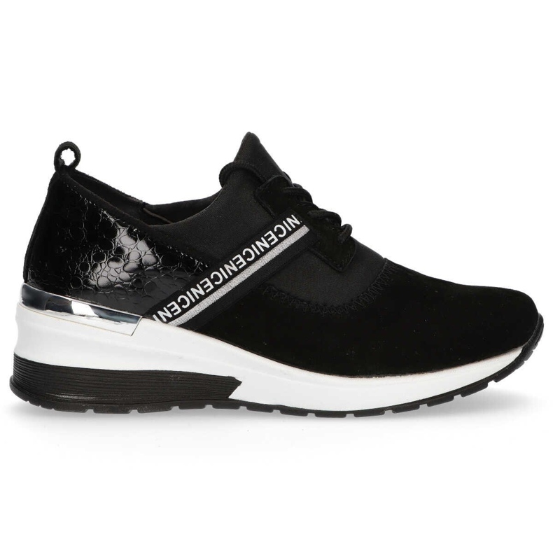 Kožené tenisky Filippo DP1388 / 20 Bk černé černá