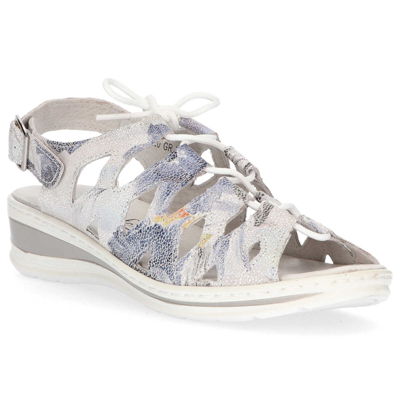 Filippo DS1247 / 20 Gr Yl Šedé sandály šedá Filippo DS1247 / 20 Gr Yl Šedé sandály šedá