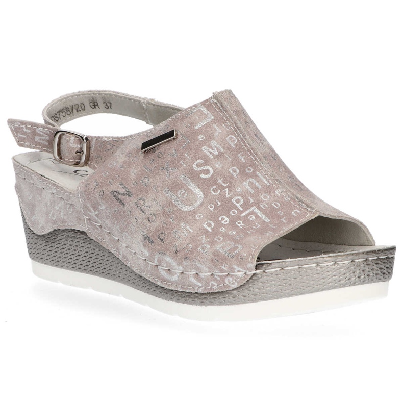 Filippo DS758 / 20 Gr Šedé sandály šedá