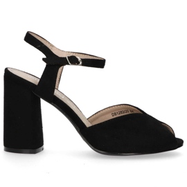 Sandály Filippo DS1282 / 20 Bk Černé černý
