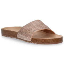 Pantofle Filippo DK1373 / 20 Go Gold zlatý Pantofle Filippo DK1373 / 20 Go Gold zlatý