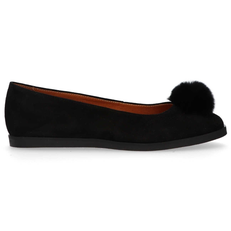 Balerína Filippo 1320 Black Suede černá