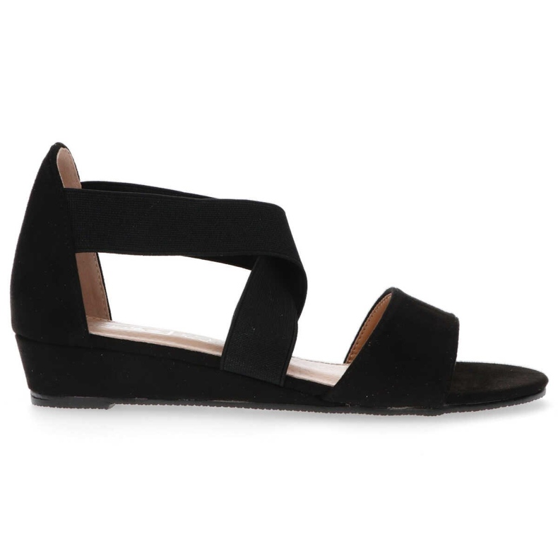 Černé sandály Filippo DS1363 / 20 Bk černá