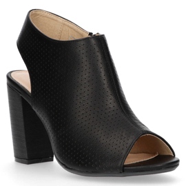 Filippo DBT44 / 16 Bk Černé sandály černý