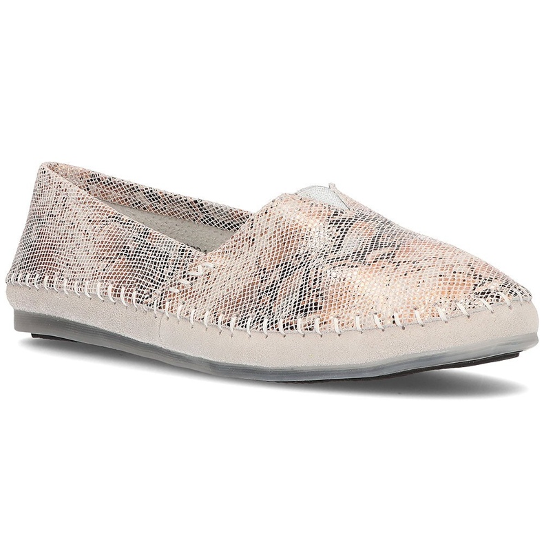 Kožené boty Filippo DP031 / 21 Gr šedé šedá