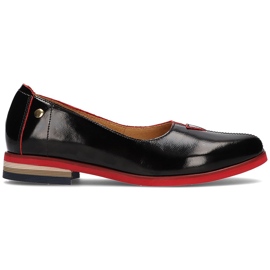 Kožené boty Filippo 05035 černé černá