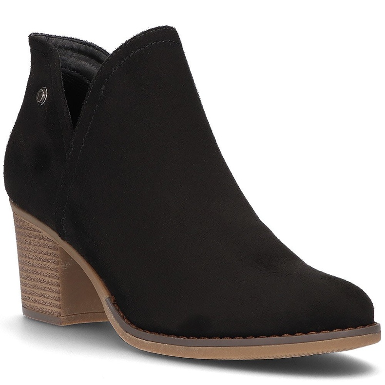 Černé boty Filippo DBT2075 / 21 Bk černá Černé boty Filippo DBT2075 / 21 Bk černá