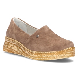 Kožené boty Filippo DP2164 / 21 Sd hnědé hnědý Kožené boty Filippo DP2164 / 21 Sd hnědé hnědý