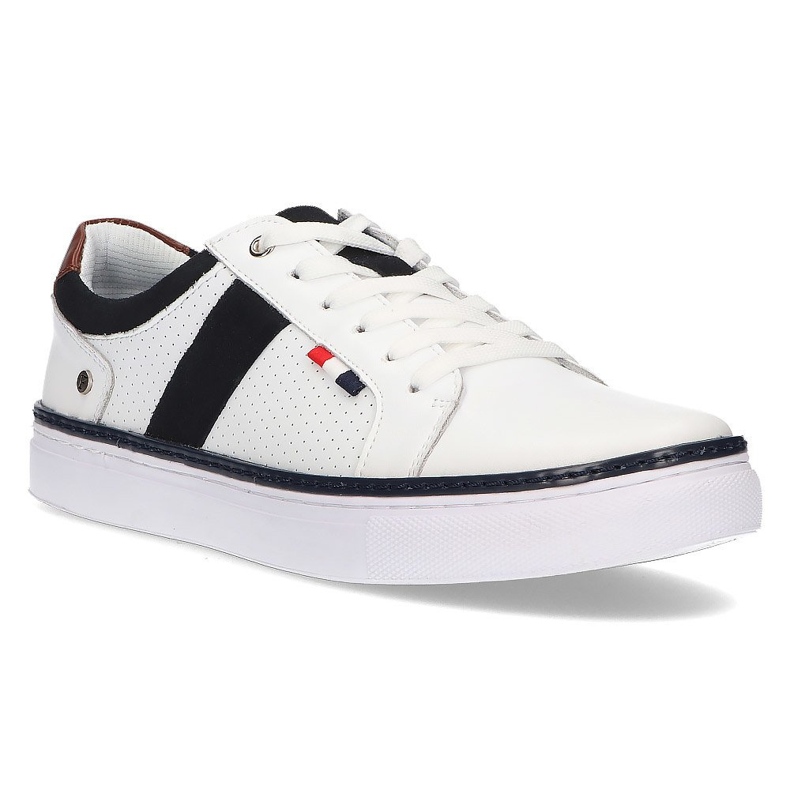 Kožené boty Filippo MP2330 / 21 Wh bílé bílý Kožené boty Filippo MP2330 / 21 Wh bílé bílý