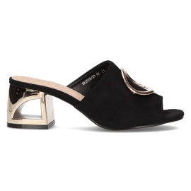 Filippo DK2088 / 21 Bk černé pantofle černý