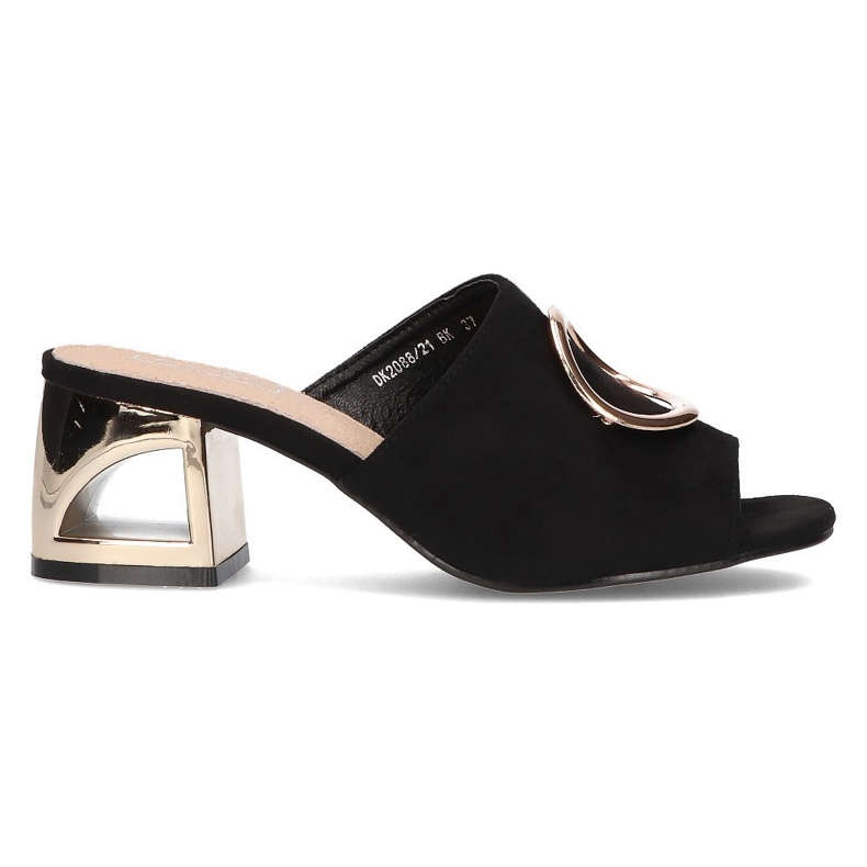 Filippo DK2088 / 21 Bk černé pantofle černá