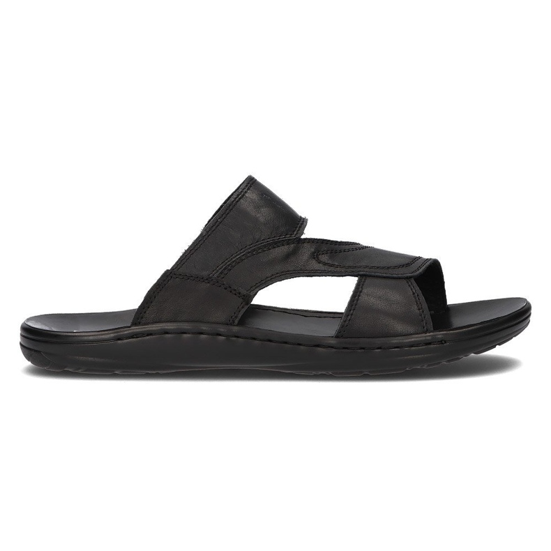 Kožené pánské pantofle Filippo MK2304 / 21 Bk černé černá