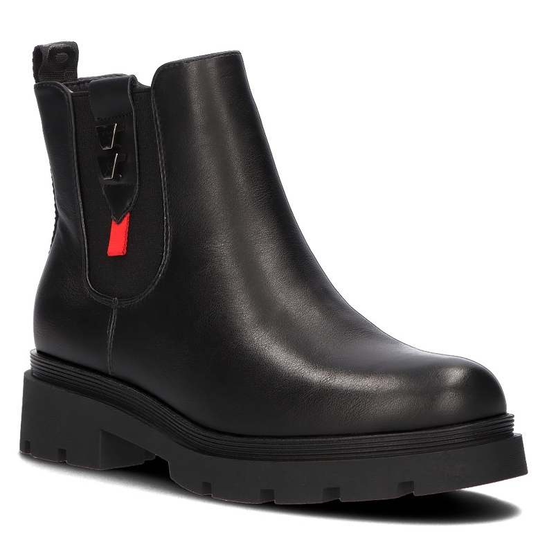 Černé boty Filippo DBT3085 / 21 Bk černá Černé boty Filippo DBT3085 / 21 Bk černá