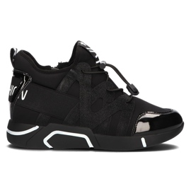 Černé tenisky Filippo HJ8592-30 černá