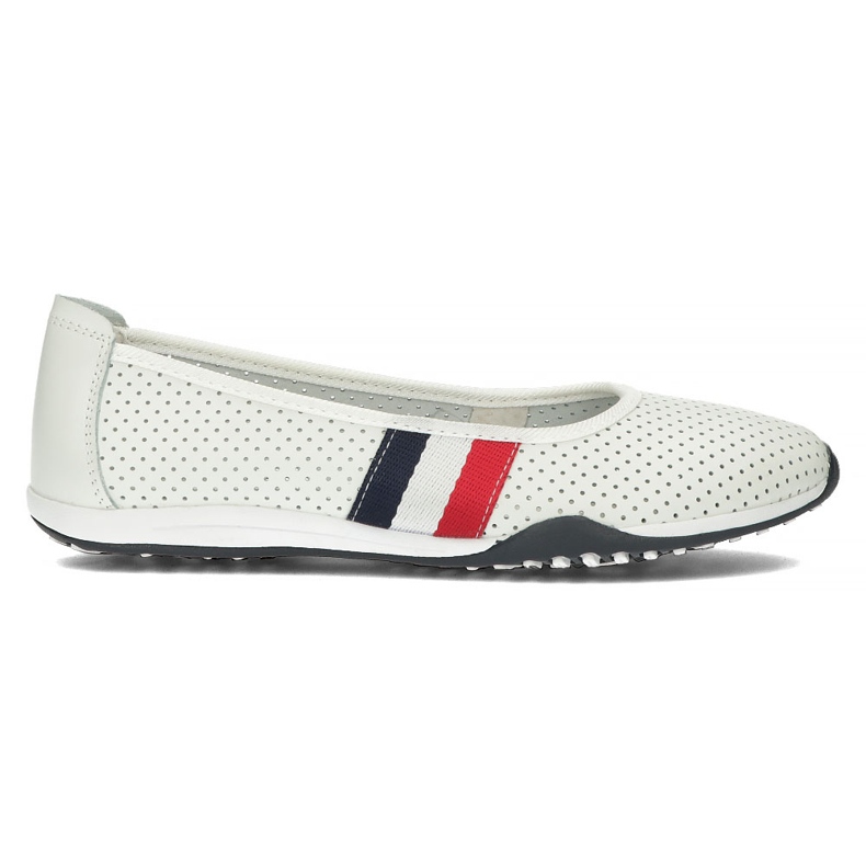 Kožené boty Filippo DP2063 / 22 Wh bílé bílý