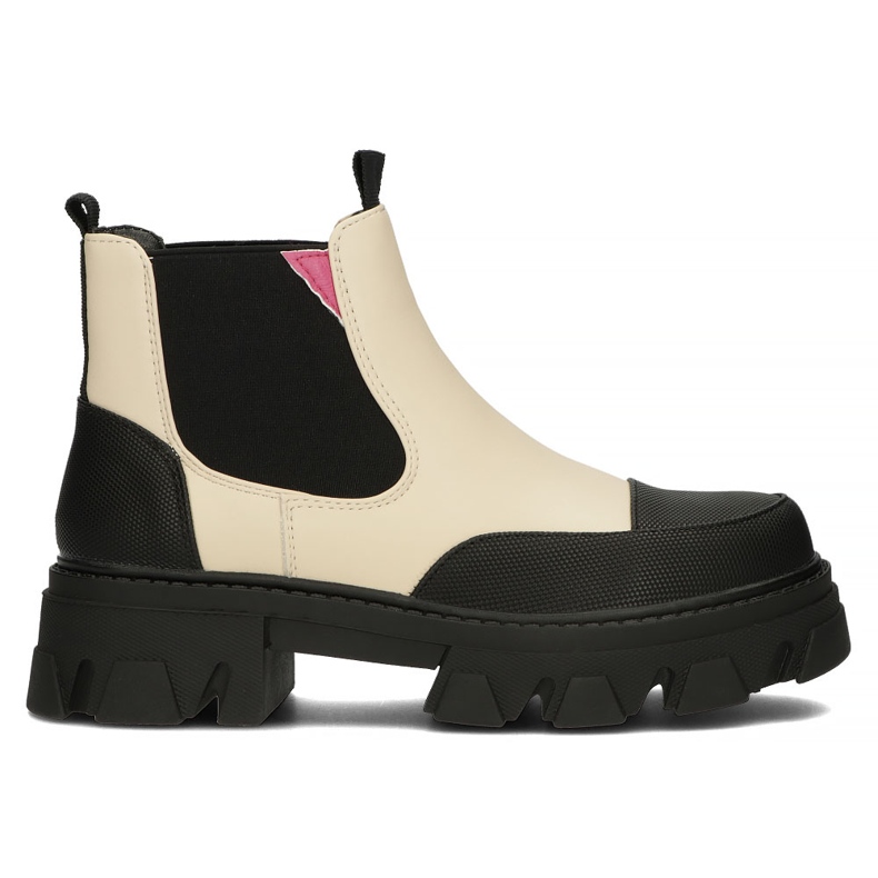 Béžové kozačky Filippo BJ11-5KB béžový černá