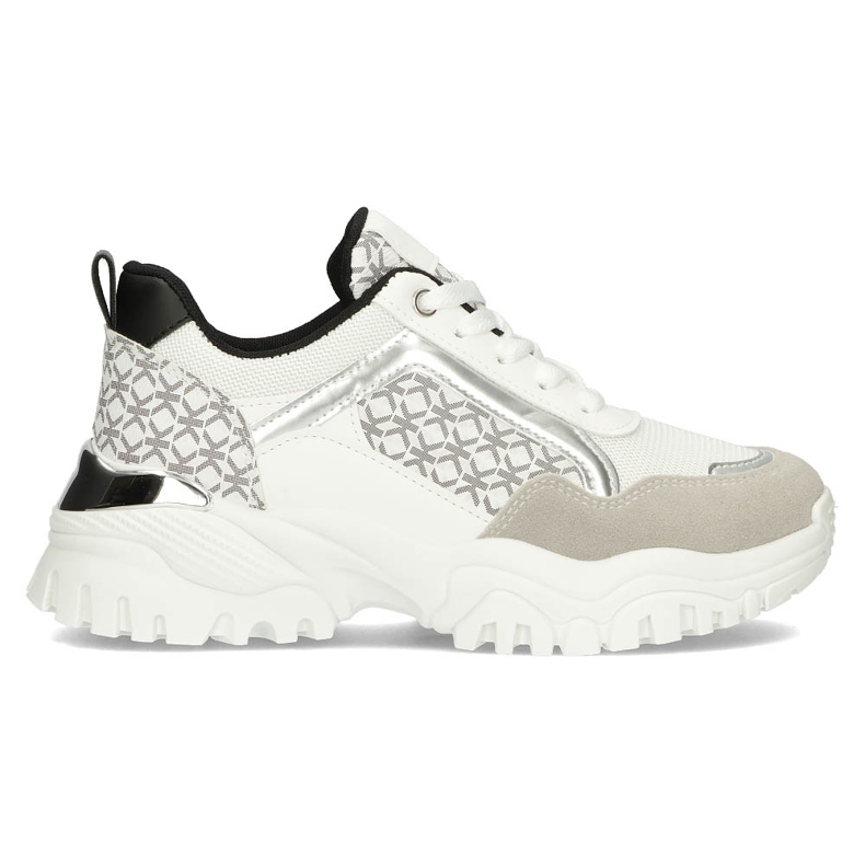 Tenisky Filippo BB116 bílé a černé bílý černá