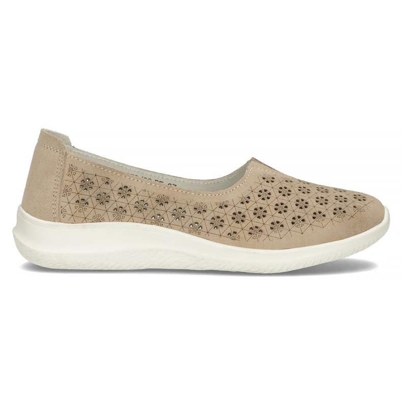 Kožené boty Filippo DP3673 / 22 Be beige béžový
