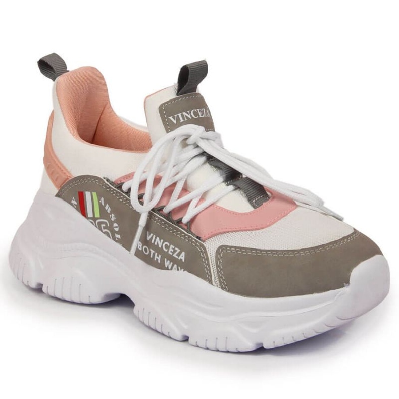 Bílé tenisky Vinceza W JAN120B bílý