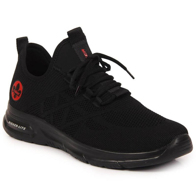 Sportovní boty Rieker M RKR534 černé ponožky černá