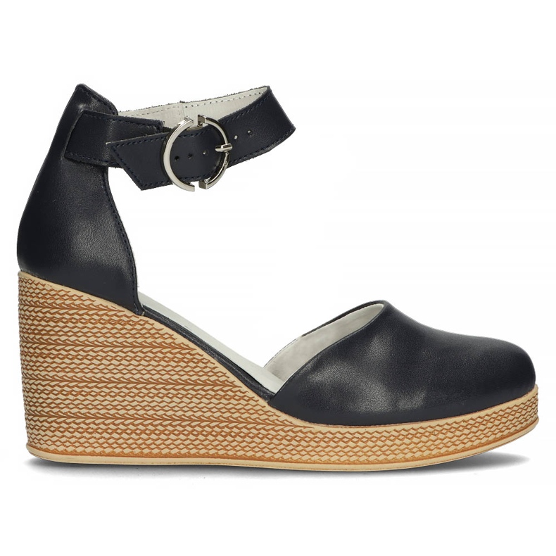 Kožené sandály Filippo DP3519 / 22 Nv tmavě modrá námořnická modrá