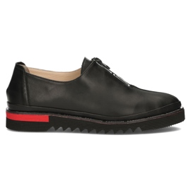 Kožené boty Filippo DP3916 / 22 Bk černé černý
