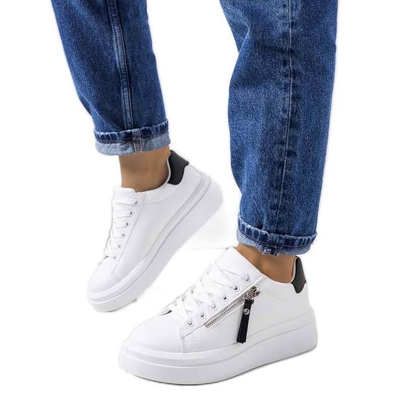 Dámské černobílé tenisky Tamis bílý