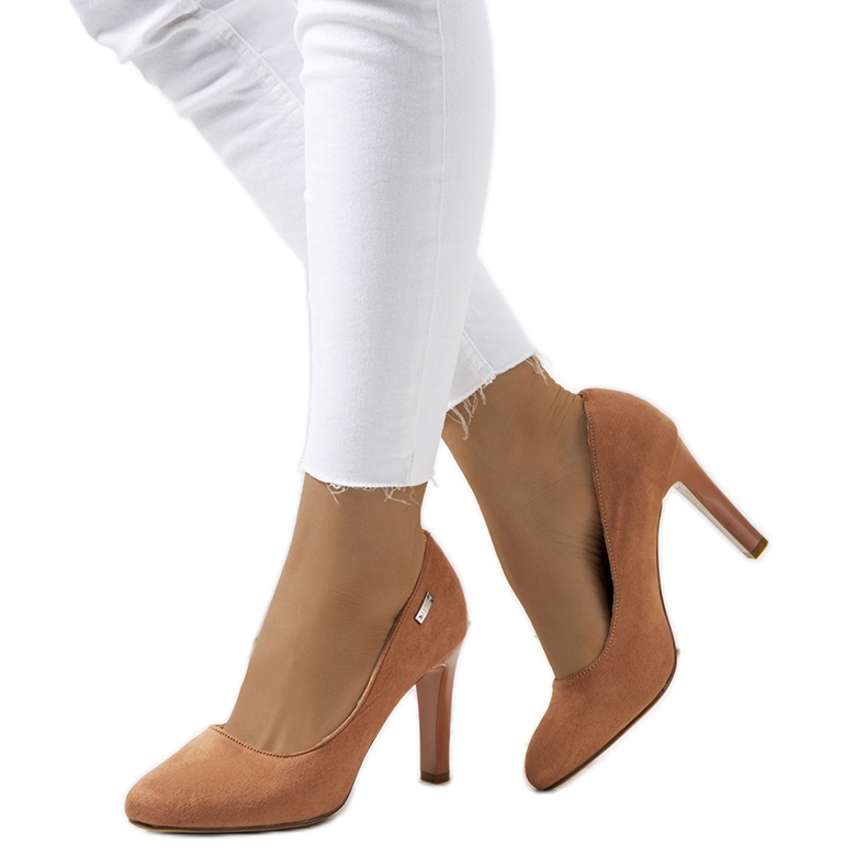 Růžové lodičky na jehlovém podpatku Blair vícebarevný růžový