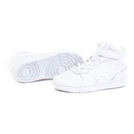 Boty Nike Court Borough Mid 2 CD7783-100 bílý