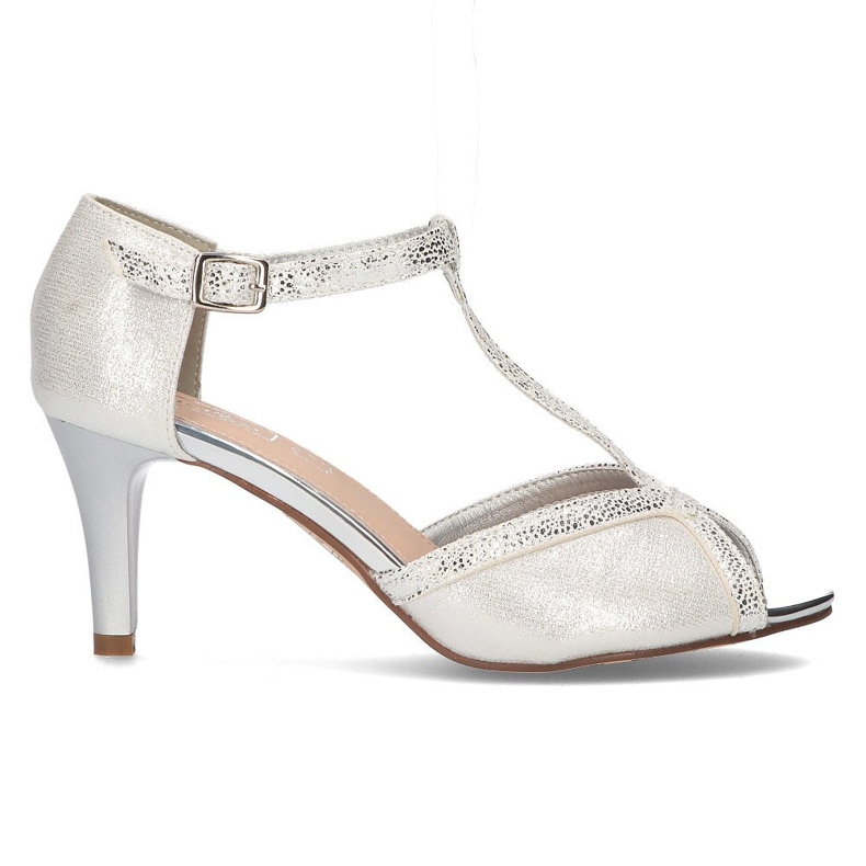 Stříbrné sandály Filippo DS1360 / 22 Si stříbrný