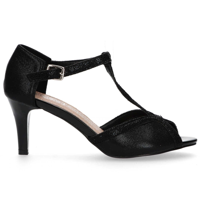 Sandály Filippo DS1360 / 22 Bk Černé černá Sandály Filippo DS1360 / 22 Bk Černé černá