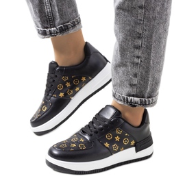 BM Černé dámské tenisky Djenna černá BM Černé dámské tenisky Djenna černá