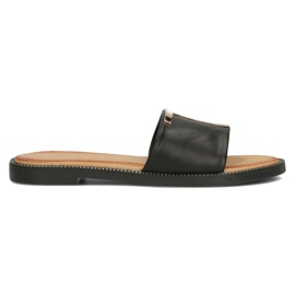 Filippo DK2103 / 22 Bk černé pantofle černý zlatý