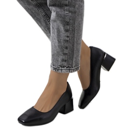 Černé lodičky na postu Hanae černý