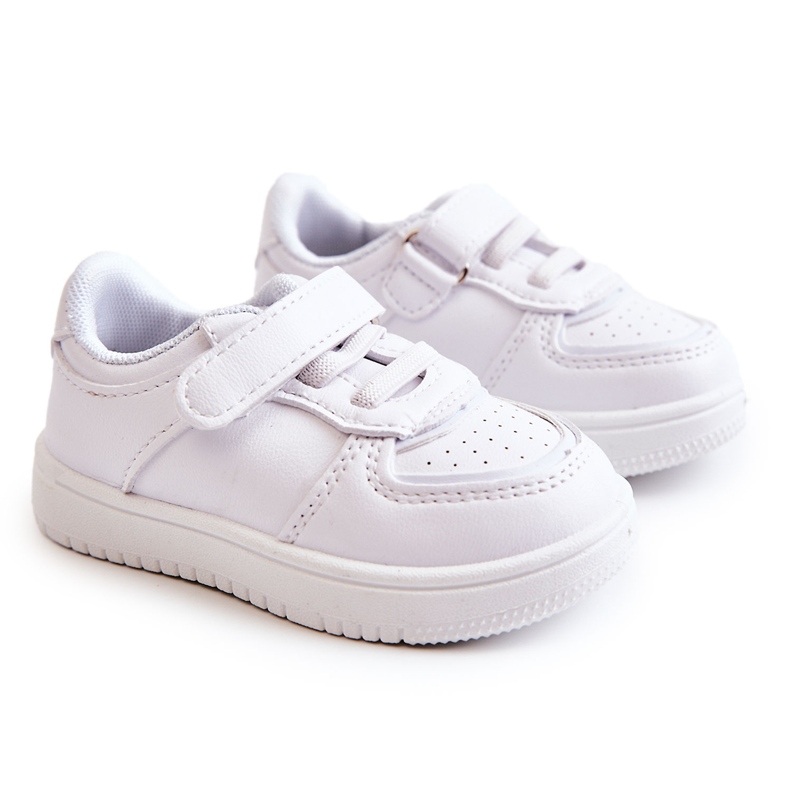 PA1 Dětské nízké sportovní boty bílé Frillo bílý