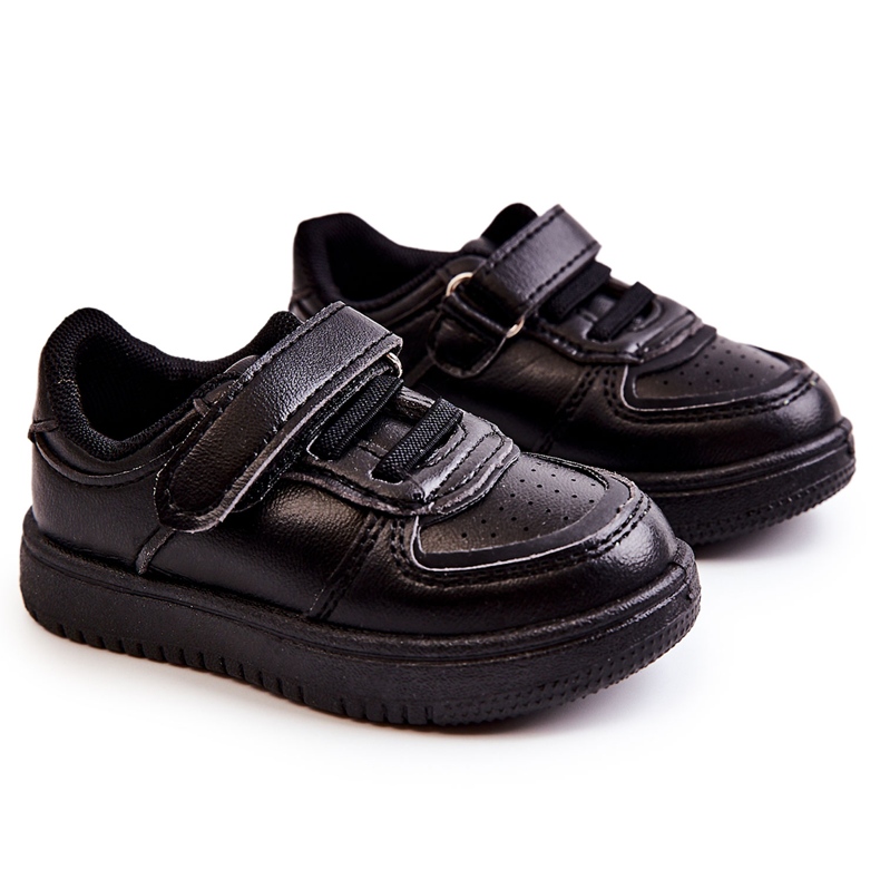 Dětské nízké sportovní boty Black Frillo černá