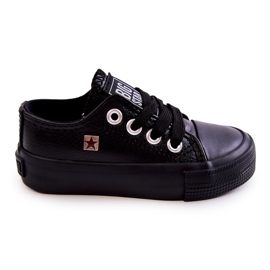 Dětské kožené tenisky Big Star JJ374311 Black černý