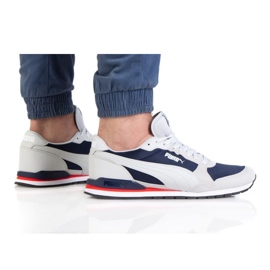Puma St Runner V3 Mesh M 384640 05 námořnická modř šedá