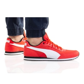 Puma St Runner Essential M 383055 03 bílý pomerančový