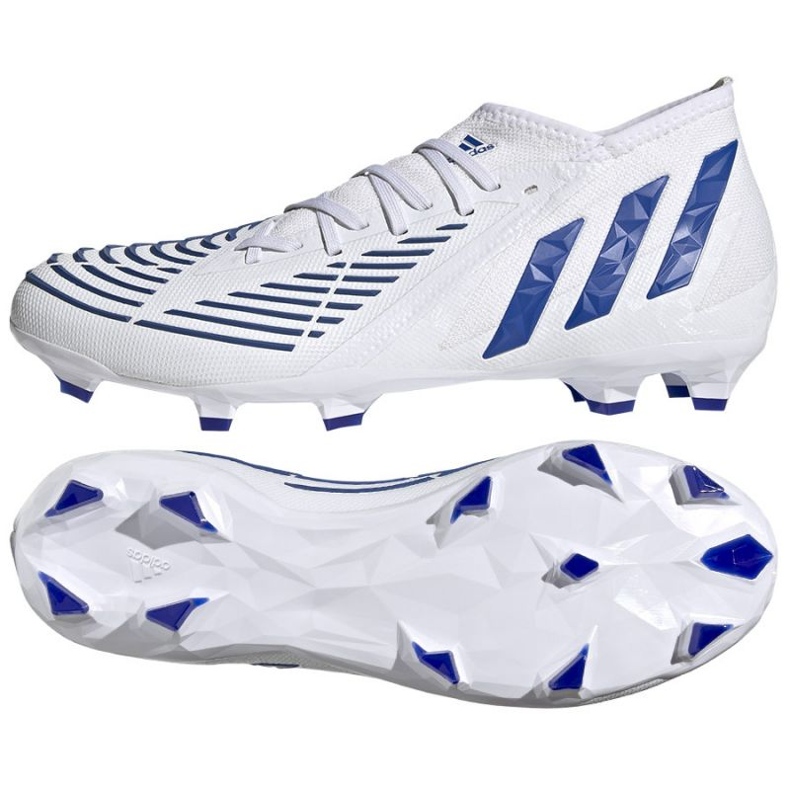 Kopačky Adidas Predator Edge.2 Fg M GW2269 bílý bílý Kopačky Adidas Predator Edge.2 Fg M GW2269 bílý bílý