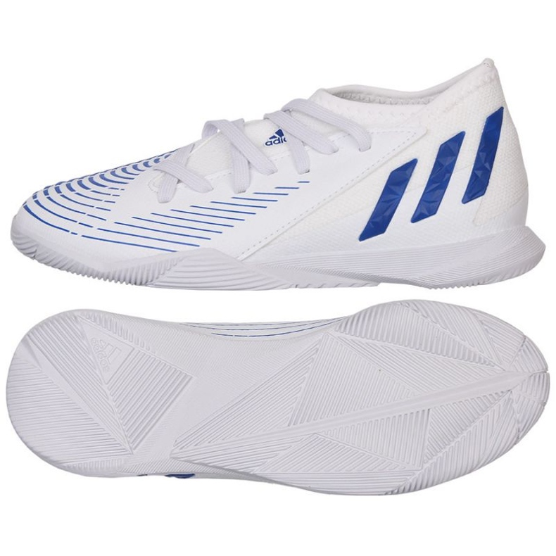 Kopačky Adidas Predator Edge.3 In Jr GX2647 bílý bílý
