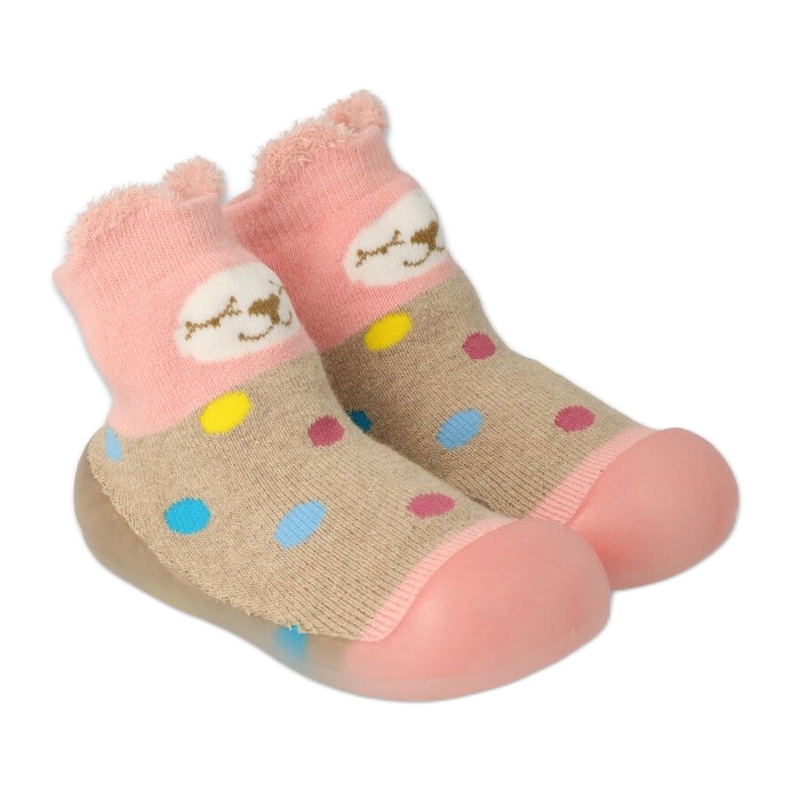 Befado niechodki 002p019 béžový růžový