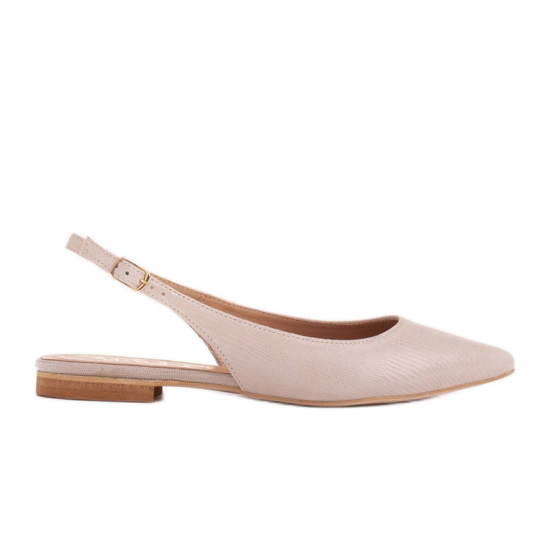 Marco Shoes Přírodní semišové sandály v béžové barvě 1965P-103-1 béžový