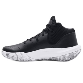 Basketbalová bota Under Armour Gs Jet '21 Jr 3024794 001 černý černý