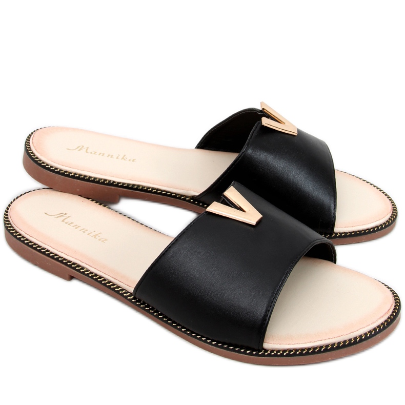 Dámské obličejové pantofle Willow Black černá