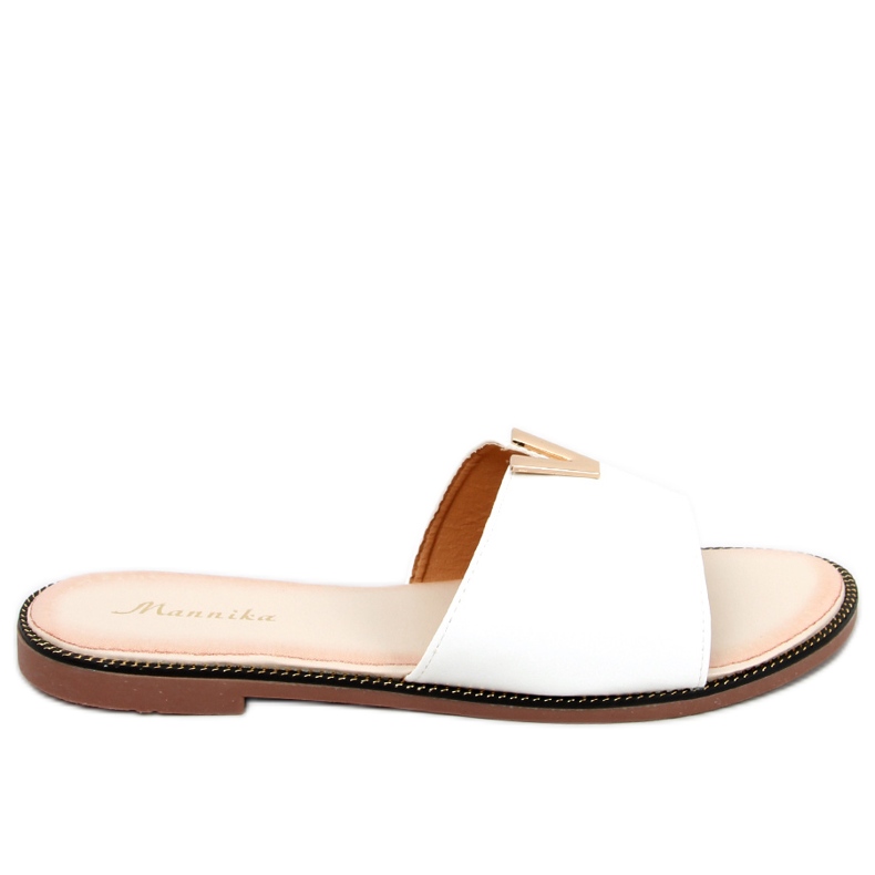 Dámské obličejové pantofle Willow White bílý Dámské obličejové pantofle Willow White bílý