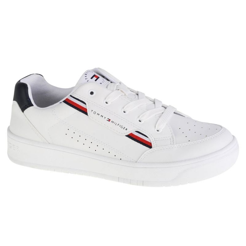 Boty Tommy Hilfiger Low Cut Lace-Up Sneaker W T3B4-32221-1355X336 bílý