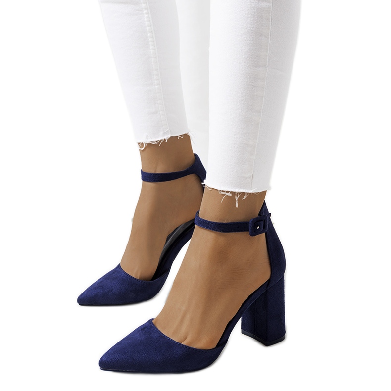 Námořnicky modré lodičky na Groen postu námořnická modrá